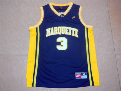 Maillot De Basket NCAA Marquardt University Jin Ying Dwyane Tyrone Wade 3 Bleu Marine